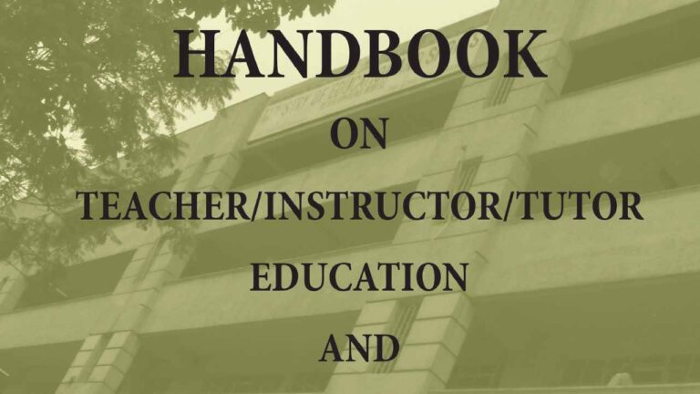 Handbook on Teacher